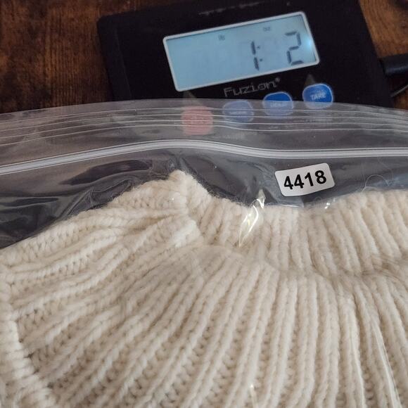 GAP Fair Isle Turtleneck Sweater Women's SZ M Wool/Alpaca Ski Sweater Red/Cream - Picture 12 of 12